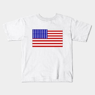 American Flag with patterns Kids T-Shirt